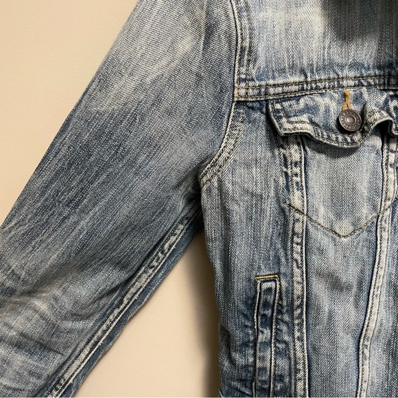 Aritzia Talula Classic Denim Blue Jean Jacket Women’s Small - Picture 7 of 13